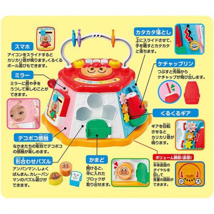 日本 麵包超人 英語學習 BusyBox 工具箱
