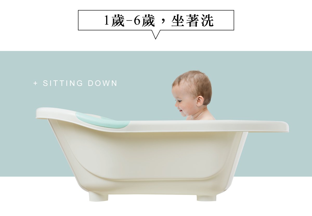 台灣 Simba 嬰兒防滑浴盆 40L