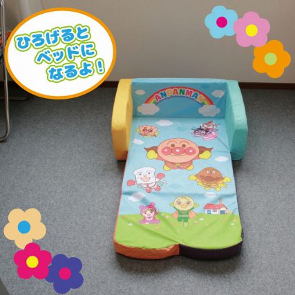 日本 Anpanman 麵包超人 椅子 座椅 坐椅 嬰兒梳化 兒童雙人梳化床