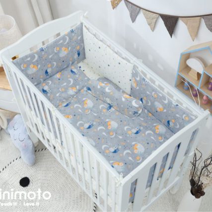 Minimoto 狐狸小灰熊床品10件套裝