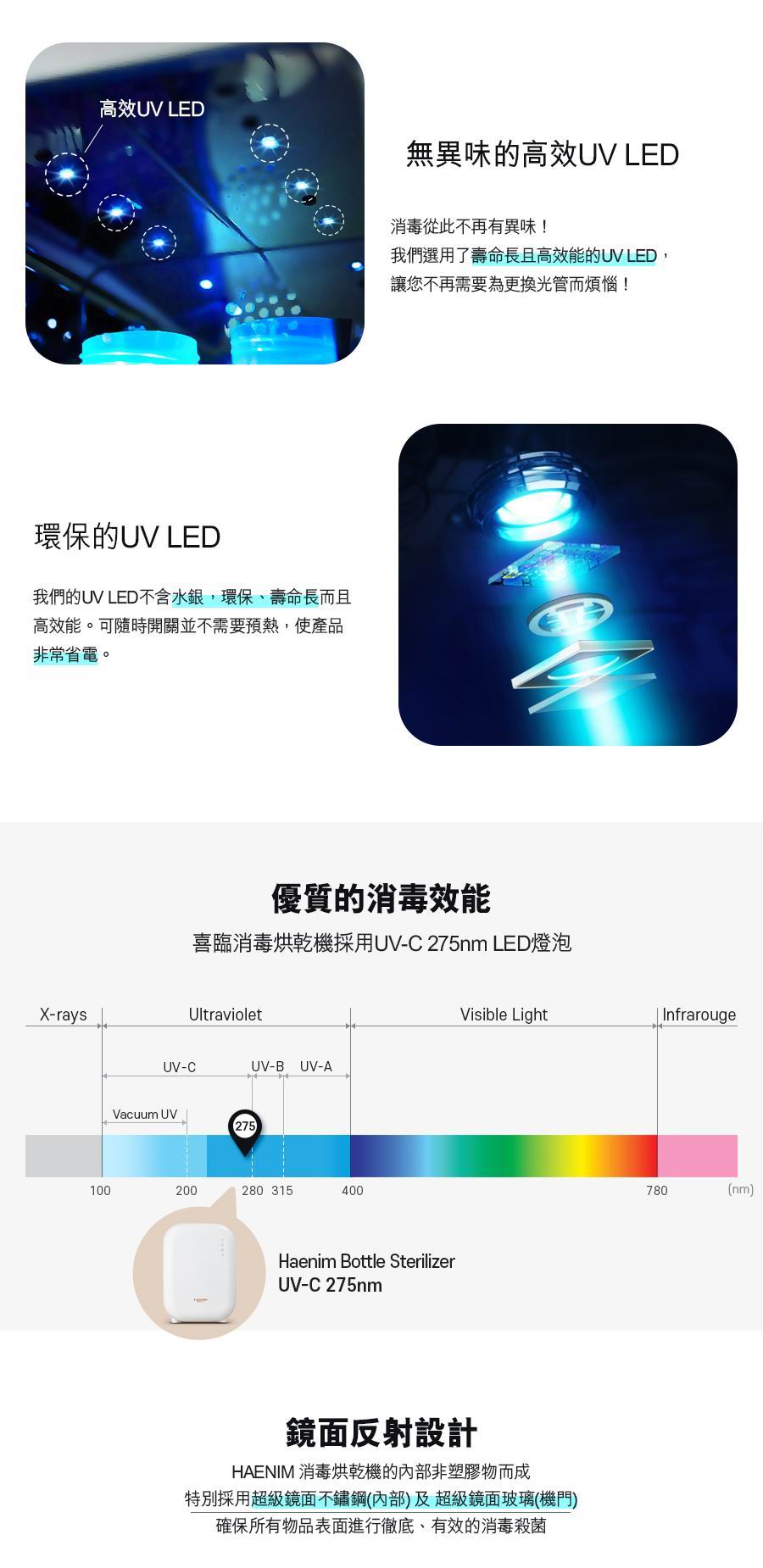 Haenim 喜臨 Mini UV LED消毒烘乾機 (迷你版)