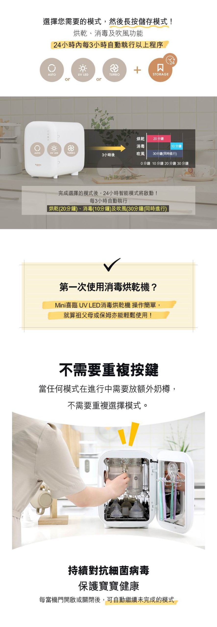 Haenim 喜臨 Mini UV LED消毒烘乾機 (迷你版)