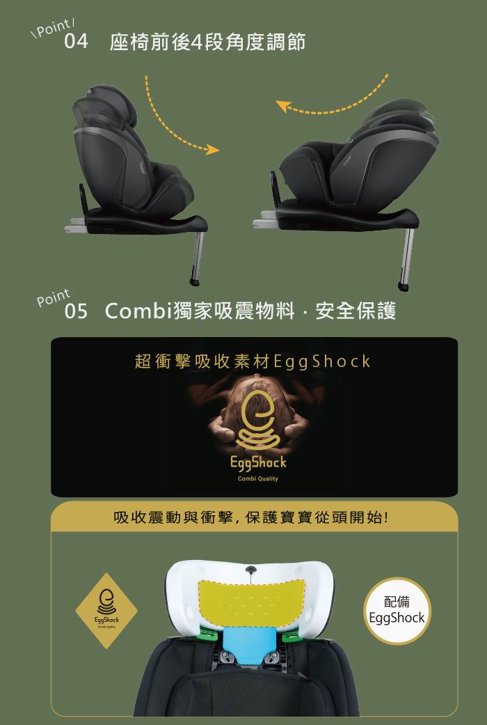 Combi CrossAge 360 ISOFIX Car Seat [初生~10歲]
