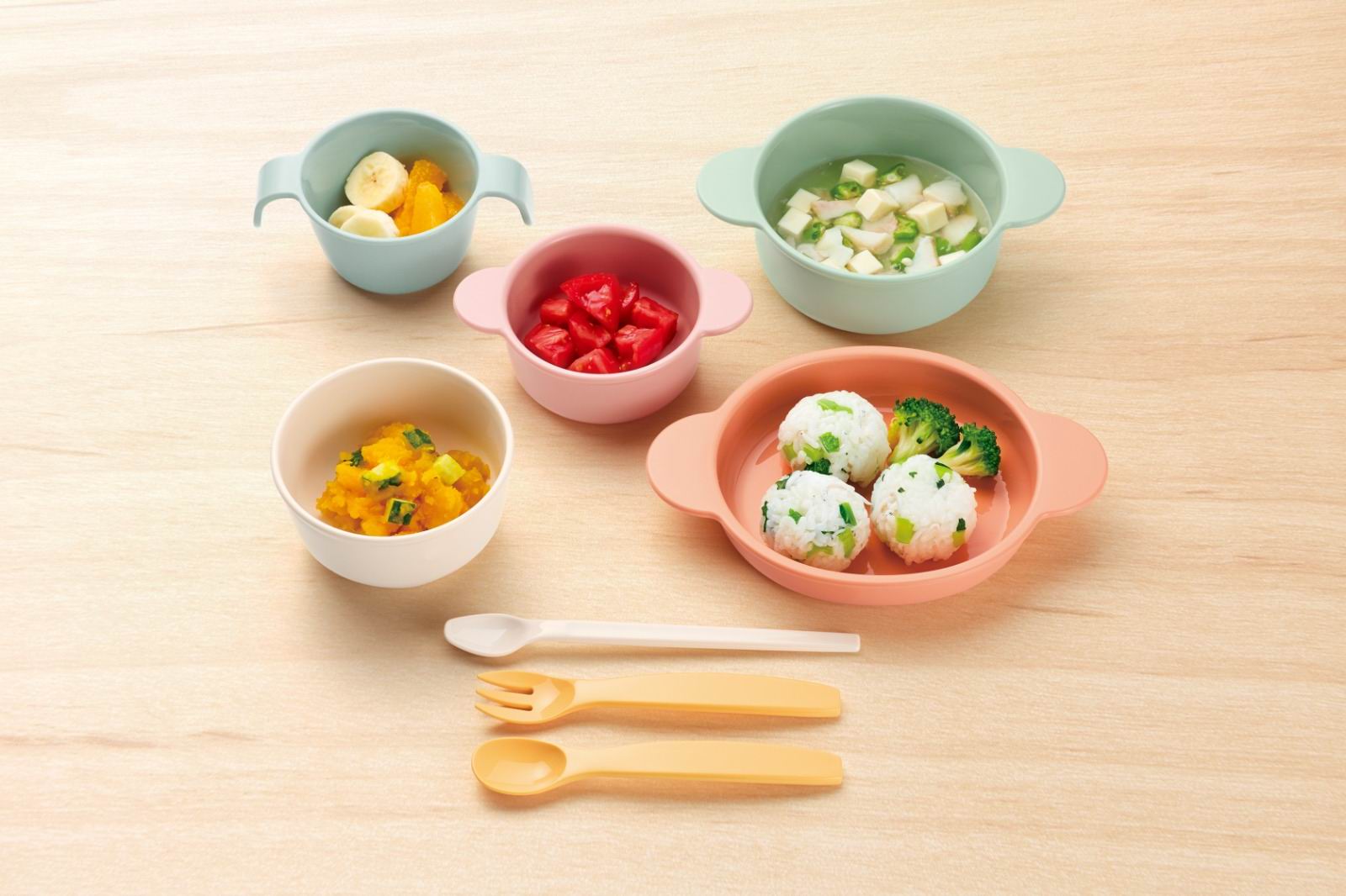 Combi 日式離乳收納餐具 [9件組]