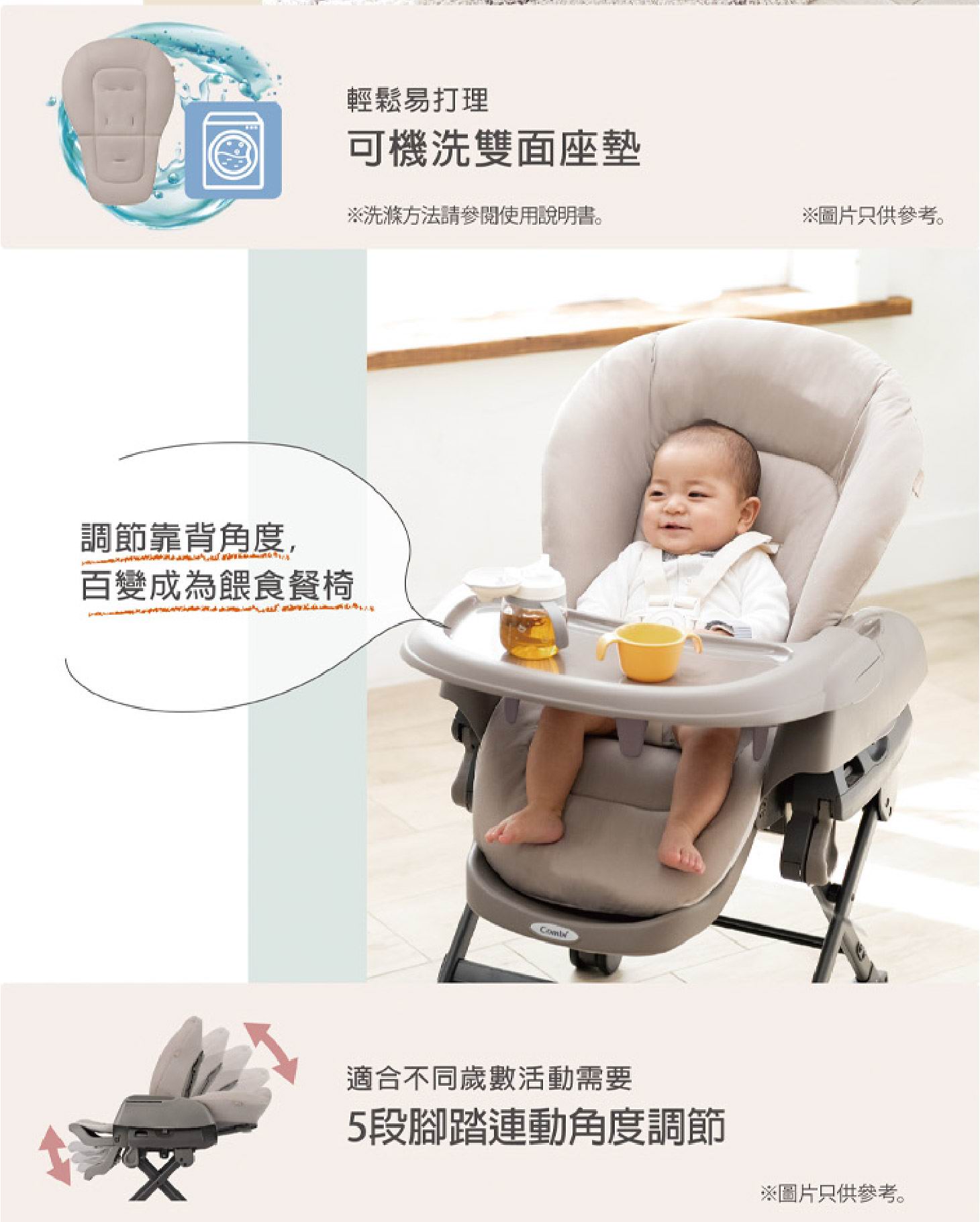 Combi Nemulila Fit 安撫餐搖椅