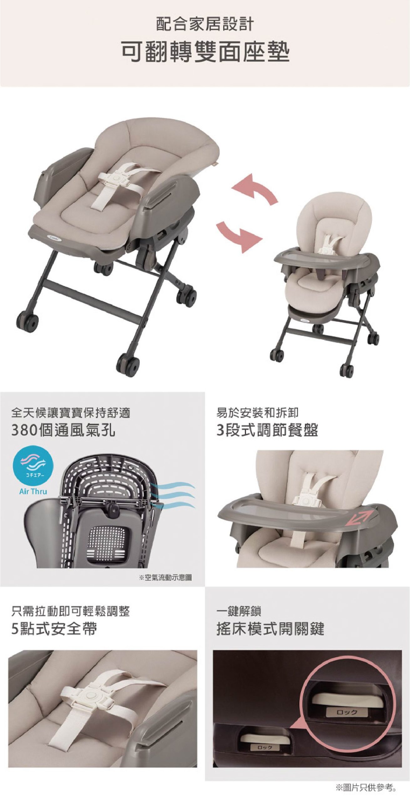 Combi Nemulila Fit 安撫餐搖椅