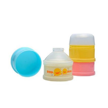 PIYO PIYO 黃色小鴨 彩色特大四層奶粉盒