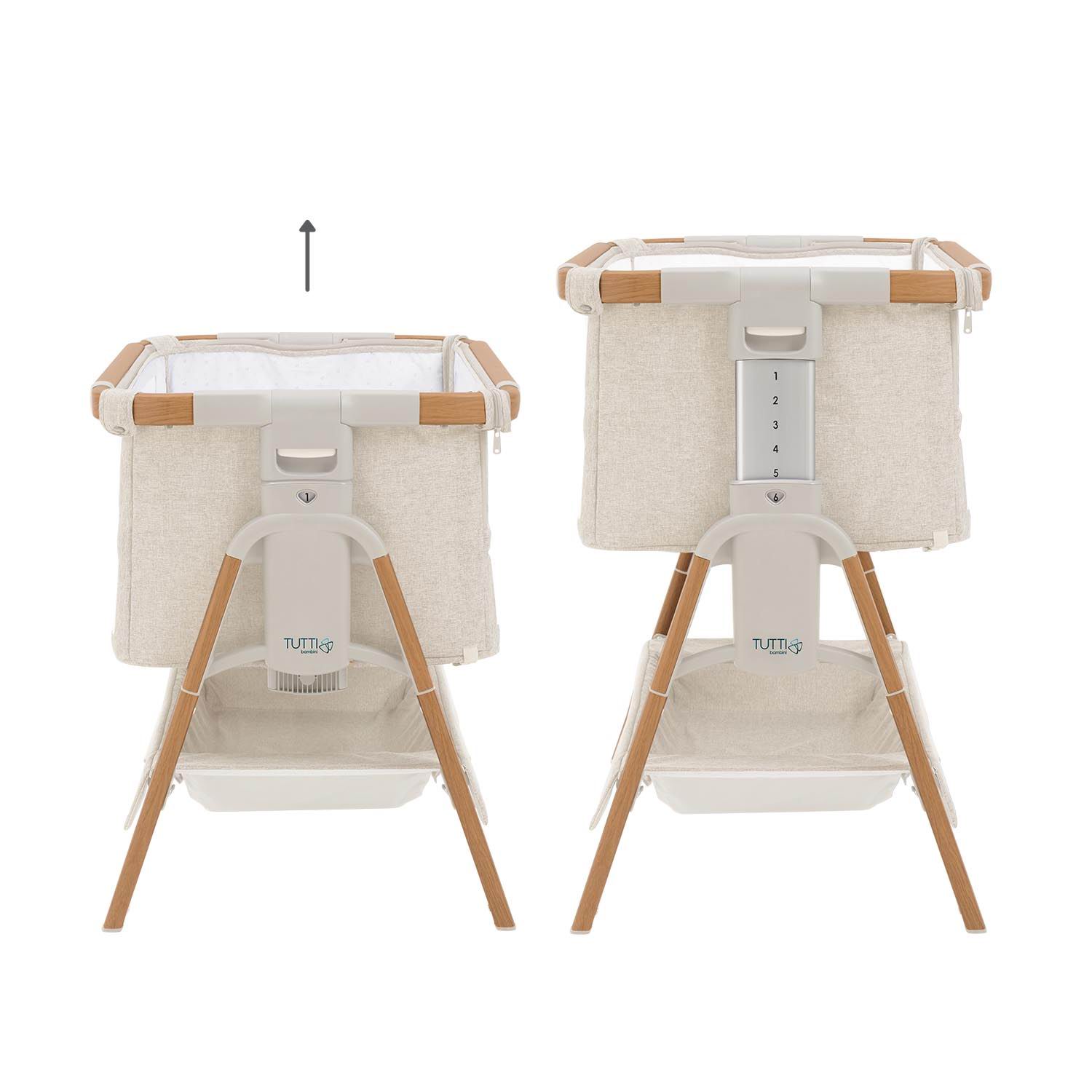 Tutti Bambini CoZee XL 基本號 – 2合1床邊床加嬰兒床