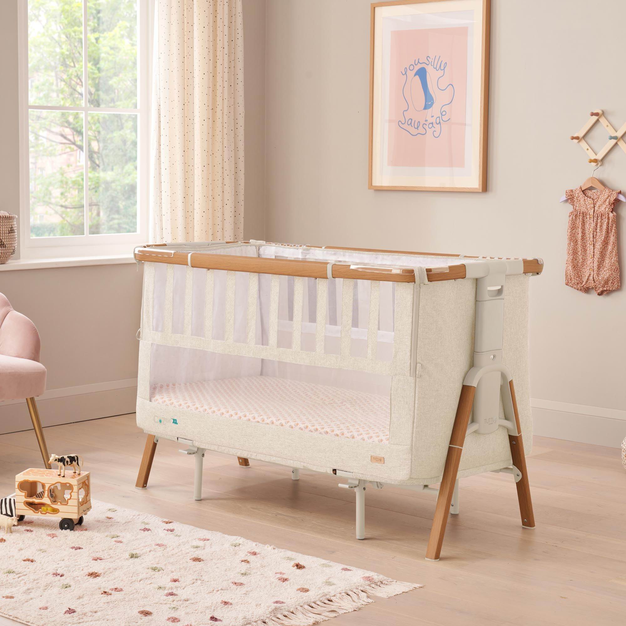 Tutti Bambini CoZee XL 基本號 – 2合1床邊床加嬰兒床