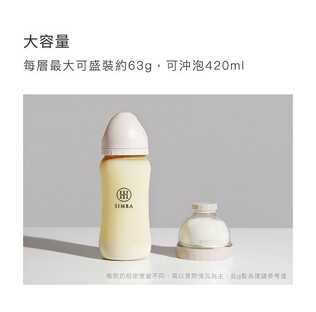 Simba 神奇定量奶粉罐