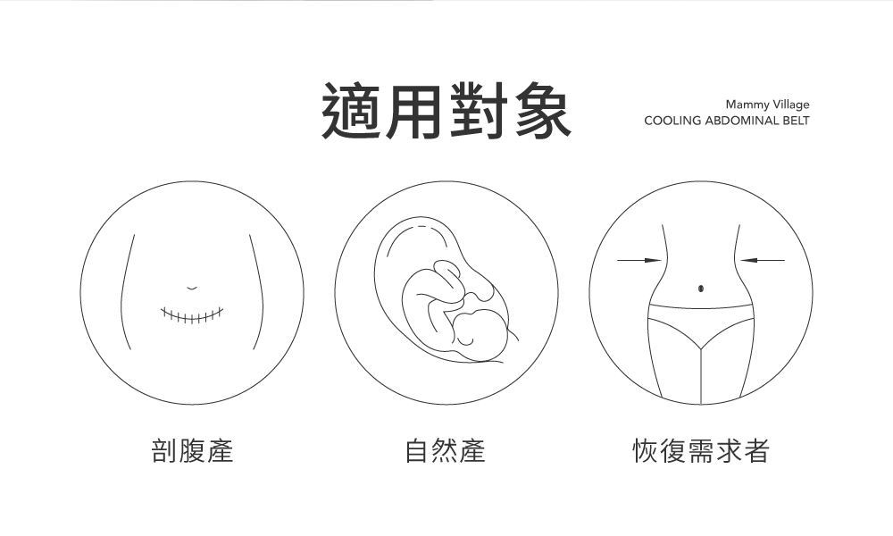 六甲村 Mammy Village 冰肌雙效超彈力束腹帶