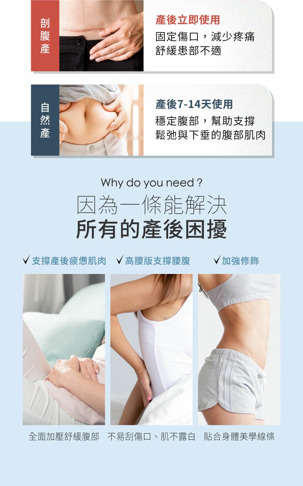 六甲村 Mammy Village 冰肌雙效超彈力束腹帶