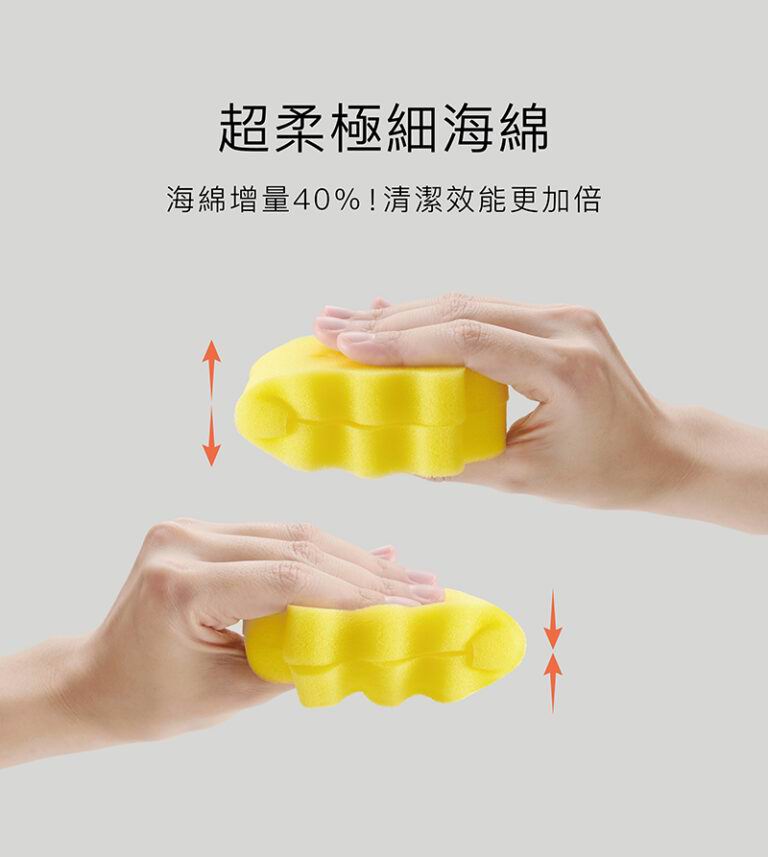 Simba 超柔無垢海綿快拆旋轉奶瓶刷 [海綿奶樽刷]