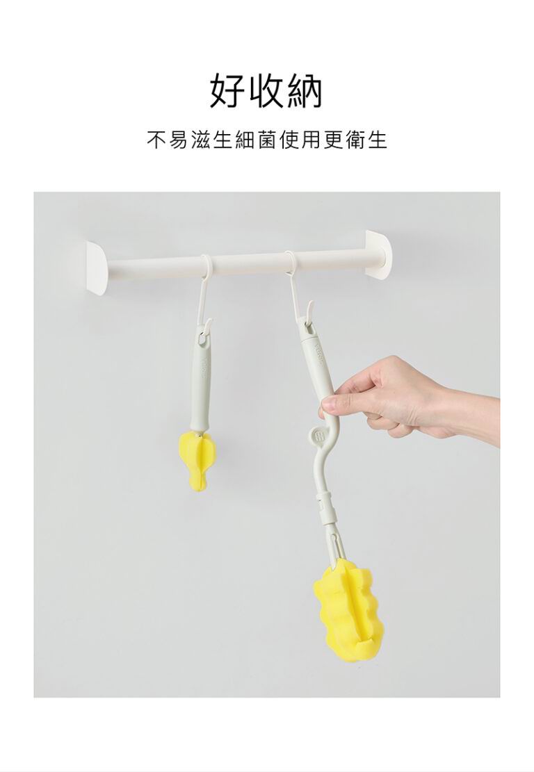 Simba 超柔無垢海綿快拆旋轉奶瓶刷 [海綿奶樽刷]