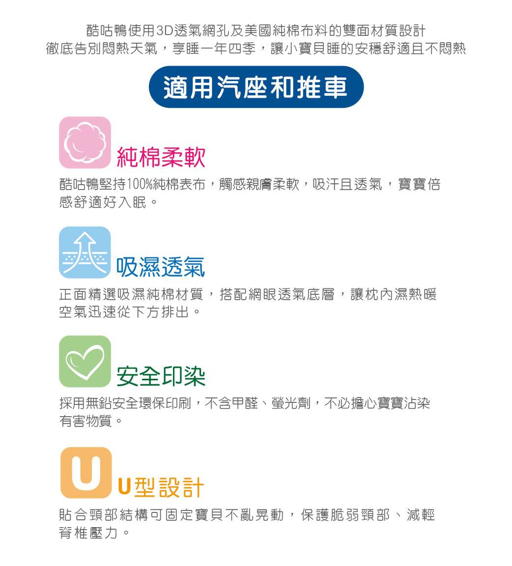 Kuku 3D雙面透氣護頸枕