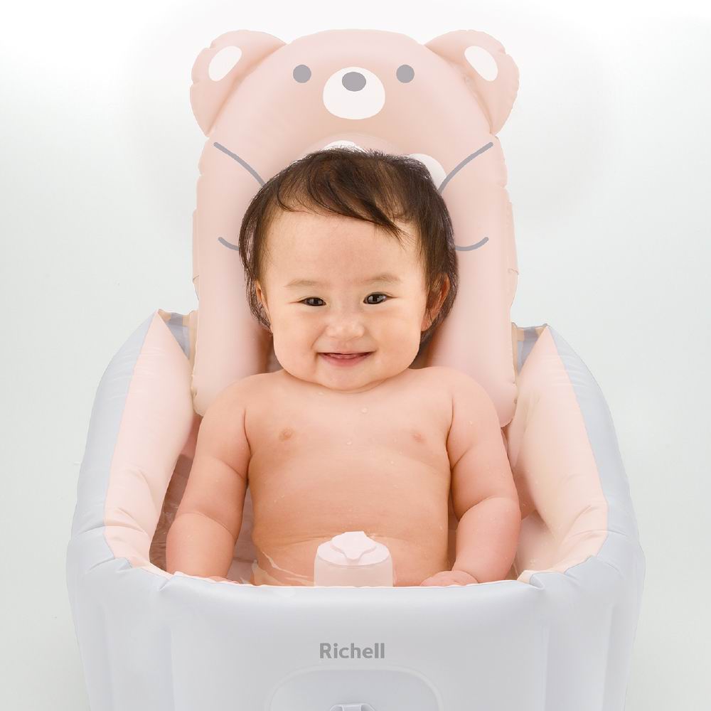 Richell 充氣浴盆 Baby Bath Step Up