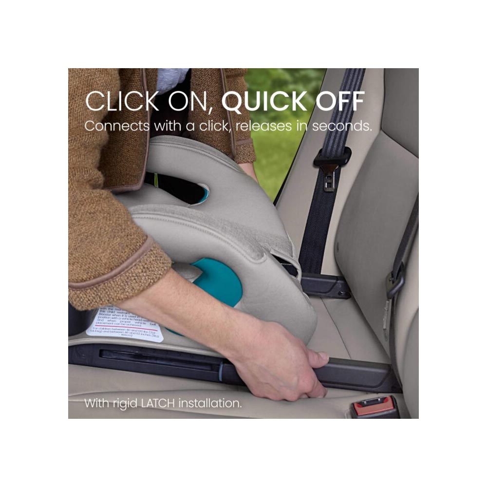 Britax UpNGo Click 便攜增高汽車座椅 (4-12歲) (40-120磅/46-63吋身高)