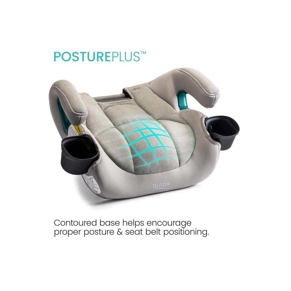 Britax UpNGo Click 便攜增高汽車座椅 (4-12歲) (40-120磅/46-63吋身高)