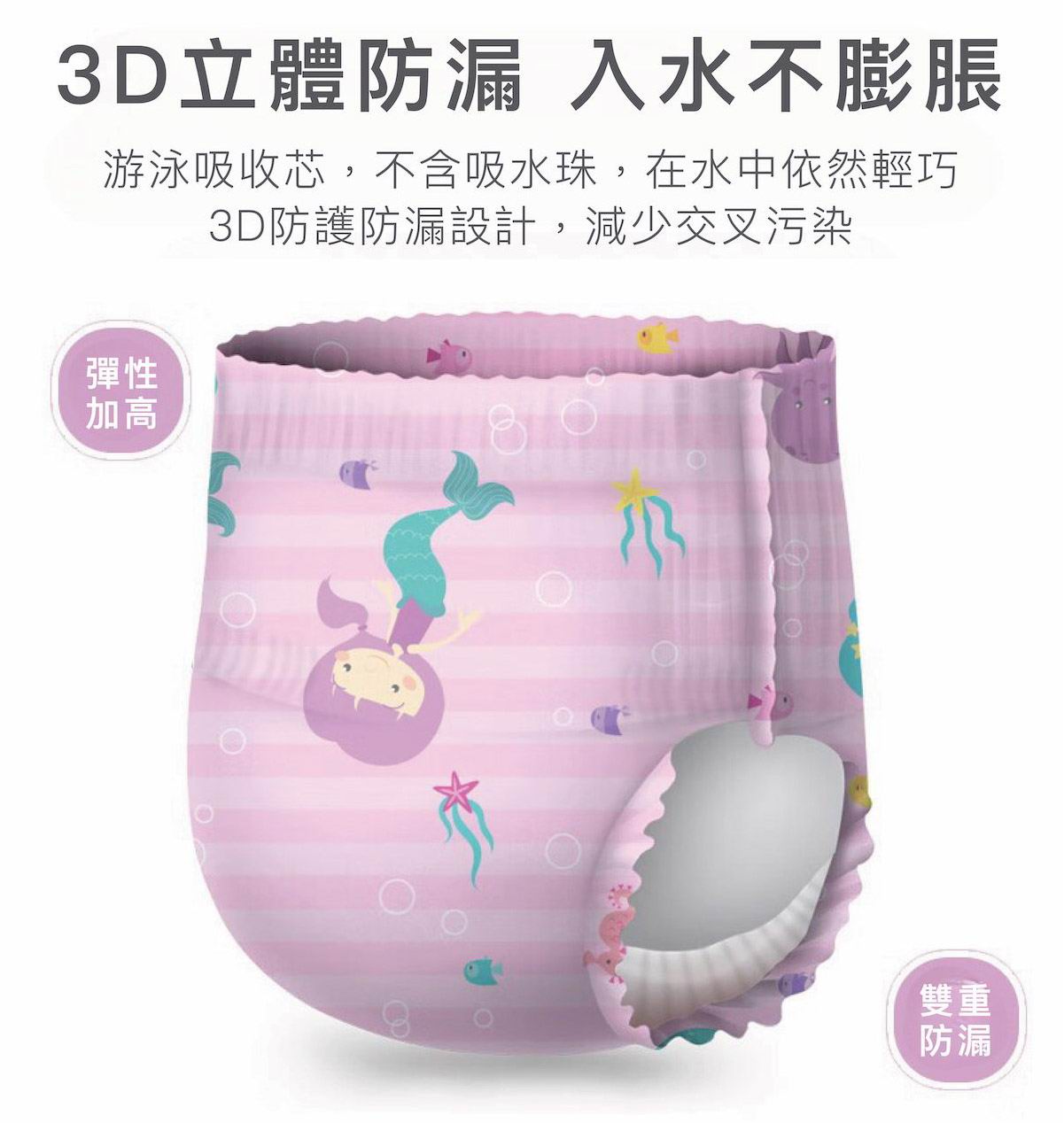 Nuby 游泳紙尿片 [3條]