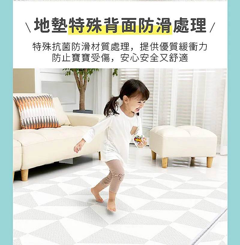 Parklon Prime Living 雙面包邊地墊 [150 x 200 cm] - Love the Earth + Coco Bear & Rabbit