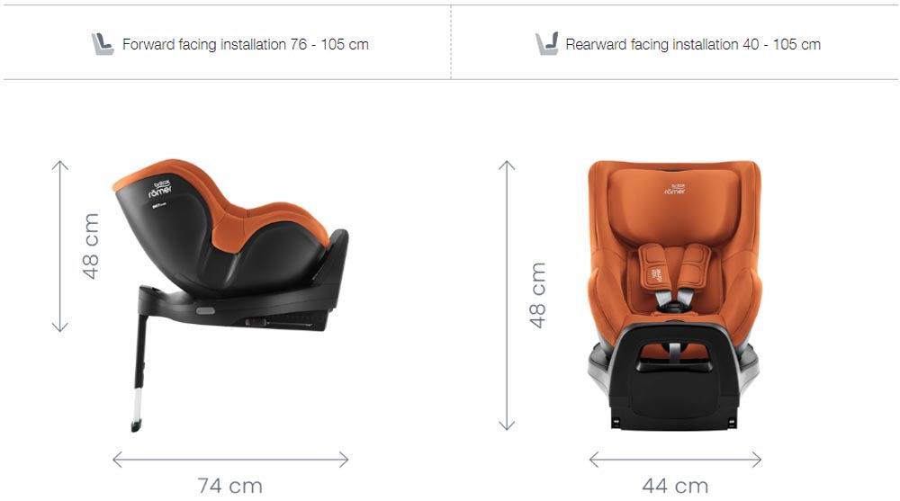 Britax Roemer Dualfix Pro 汽車座椅 (R129 I-size) (初生至4歲) (德國製造)