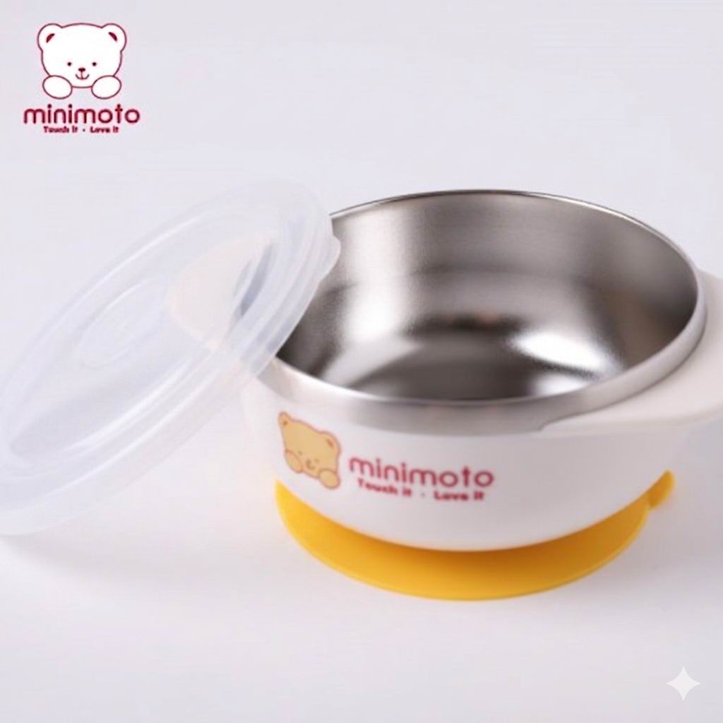 Minimoto 不鏽鋼吸盤碗