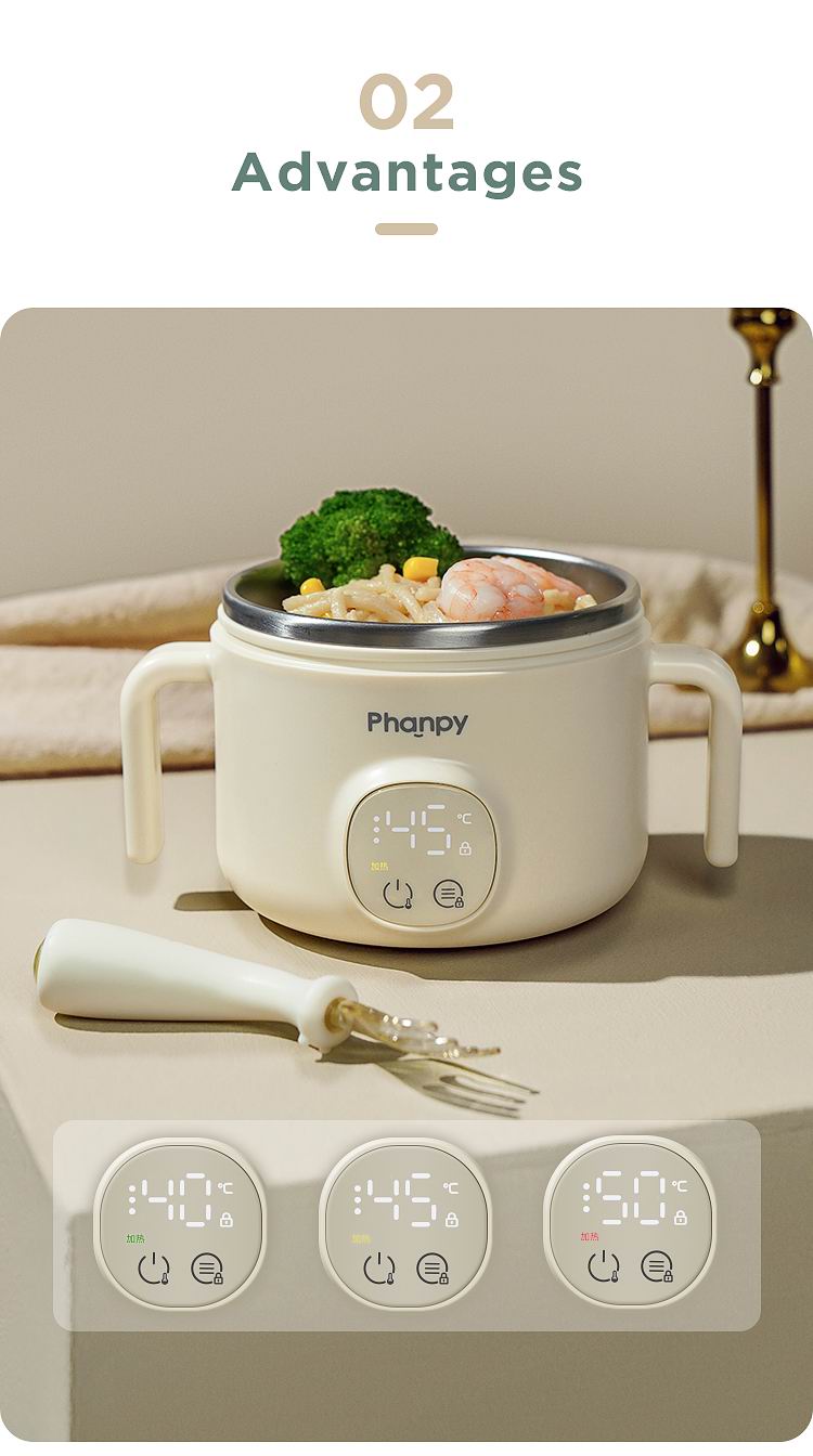 Phanpy 智慧型嬰幼兒恆溫食物碗