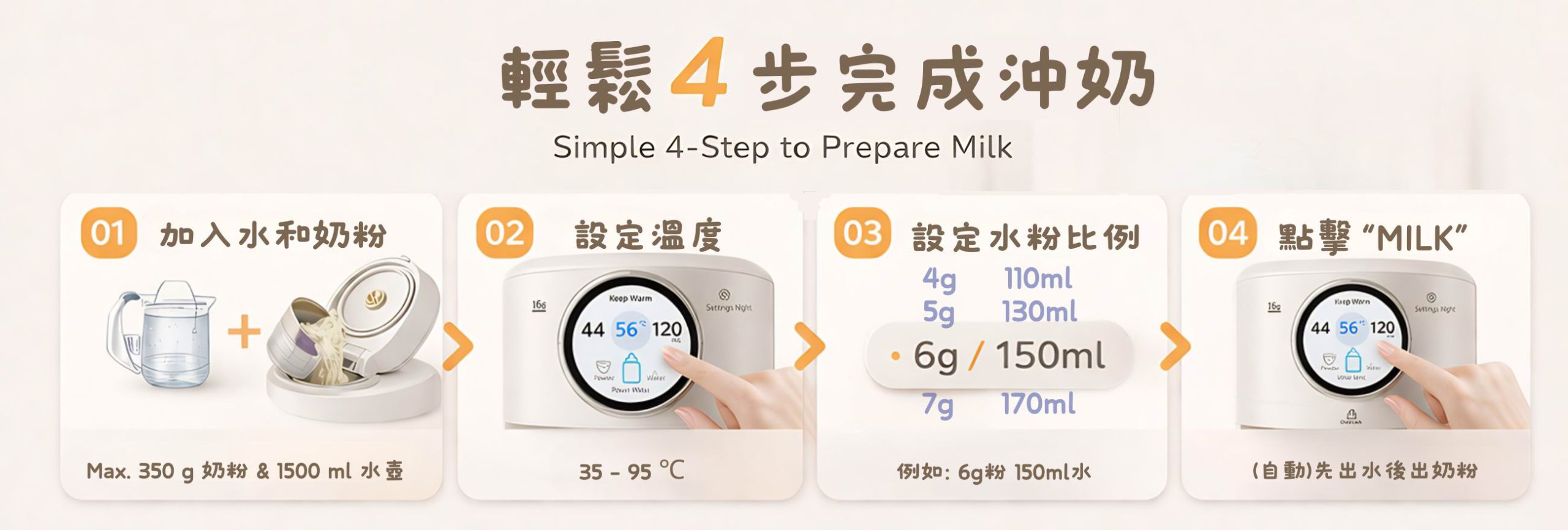 Snow Bear 全自動沖奶機