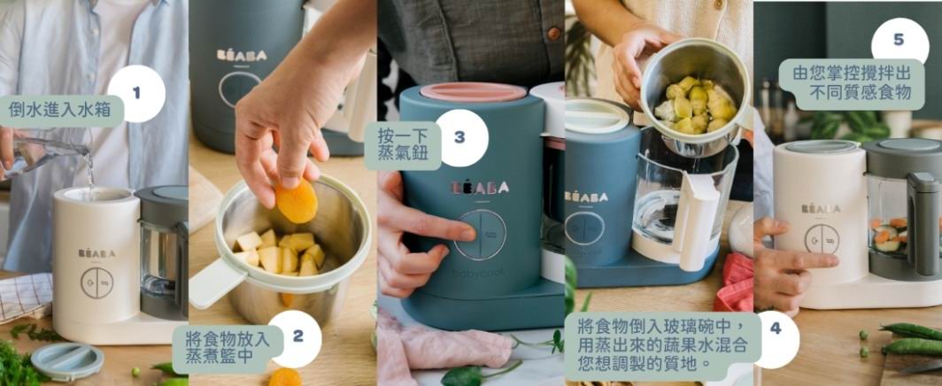 Beaba Babycook Neo 蒸煮攪拌輔食機｜官方正貨免運