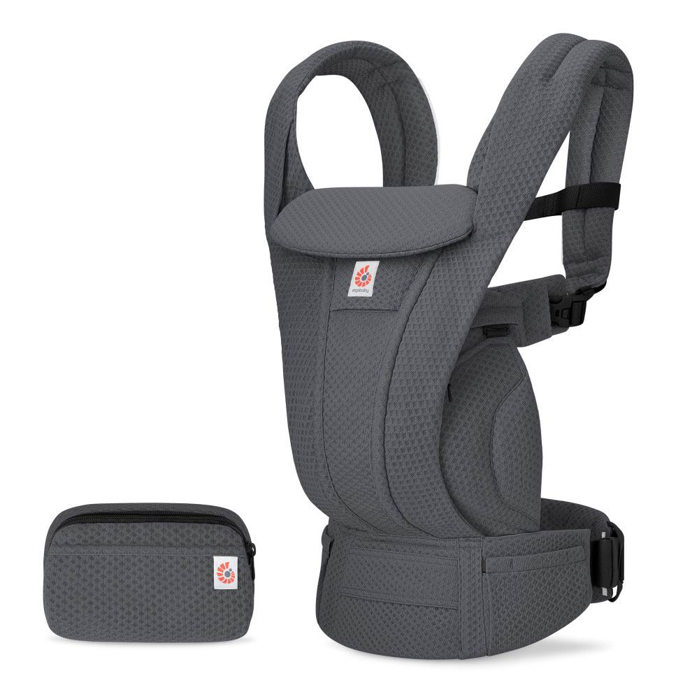 Ergobaby Omni Deluxe 多功能透氣嬰兒背帶/揹帶 - 石墨灰