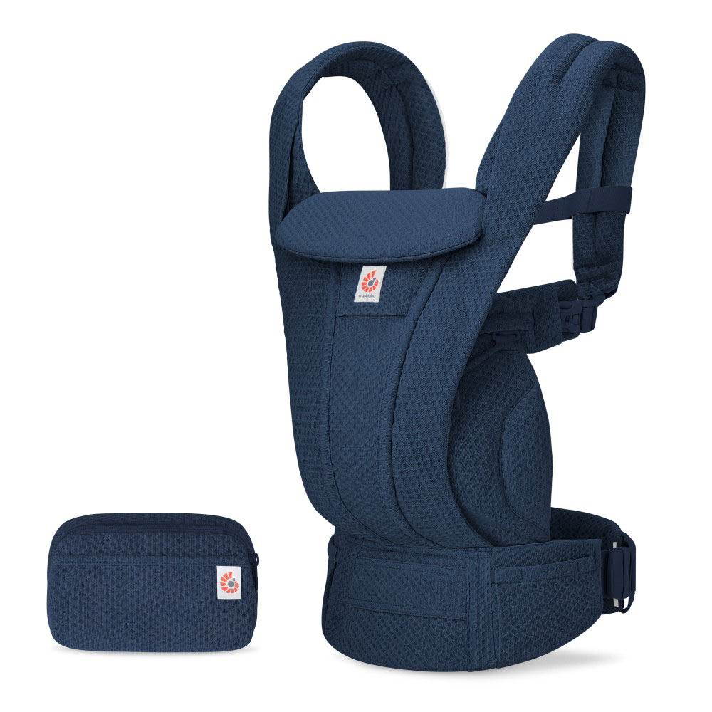Ergobaby Omni Deluxe 多功能透氣嬰兒背帶/揹帶 - 深藍色