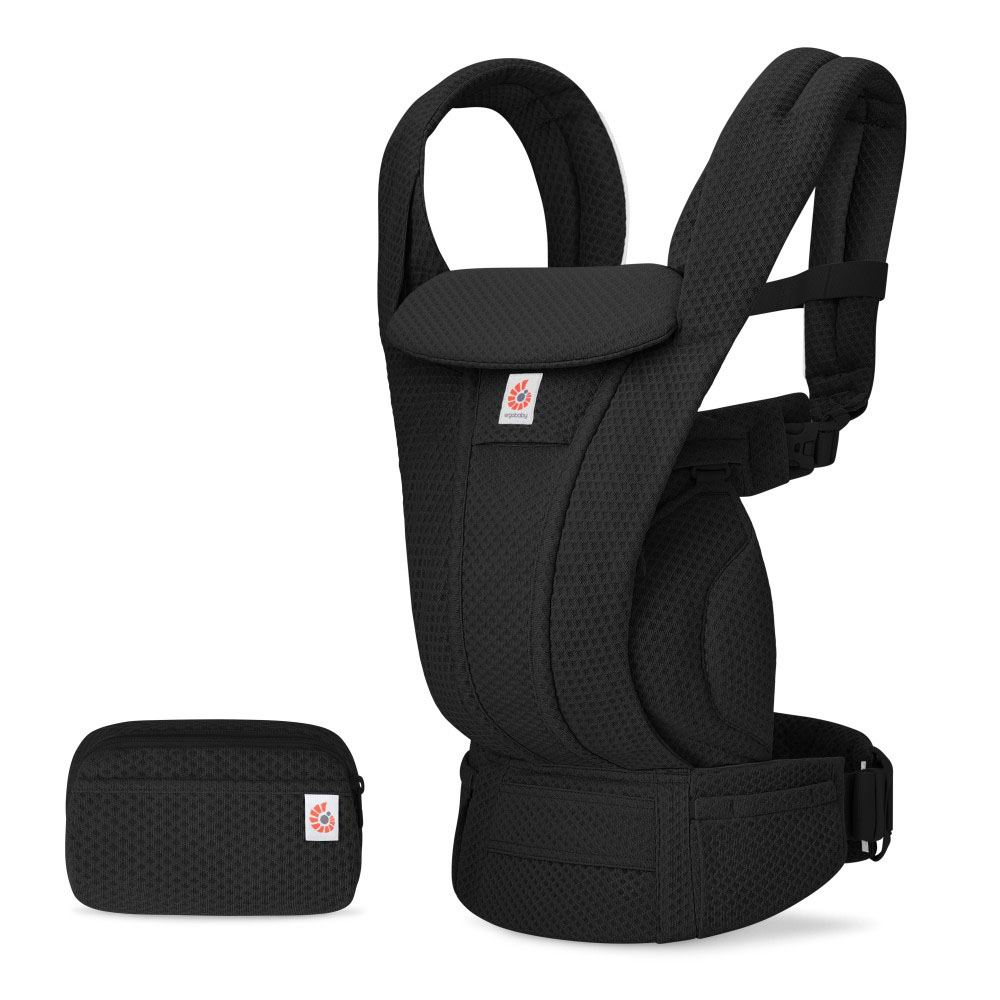 Ergobaby Omni Deluxe 多功能透氣嬰兒背帶/揹帶 - 瑪瑙黑