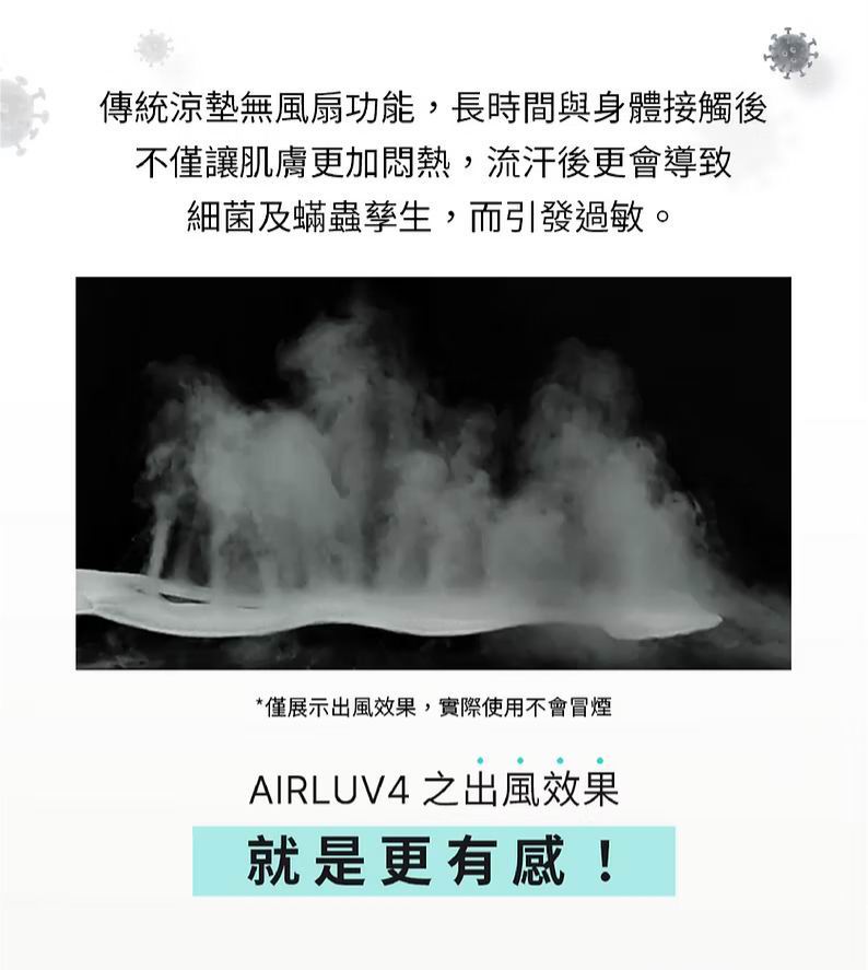 Poled AIRLUV4 Oreo 智能手推車涼感墊 - 附HEPA13濾網