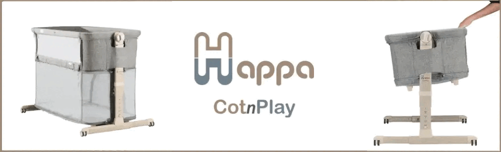 0/3 Baby HAPPA 4合1玩樂床 | 多功能嬰兒網床/伴睡床 (香港行貨)