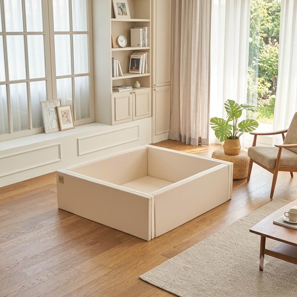 韓國 Caraz Bumper Mat 多功能嬰兒防撞床墊圍欄 140 x 120 x 40 cm (Bumper Bed)