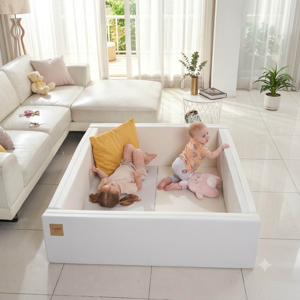 韓國 Caraz Bumper Mat 多功能嬰兒防撞床墊圍欄 140 x 120 x 40 cm (Bumper Bed)