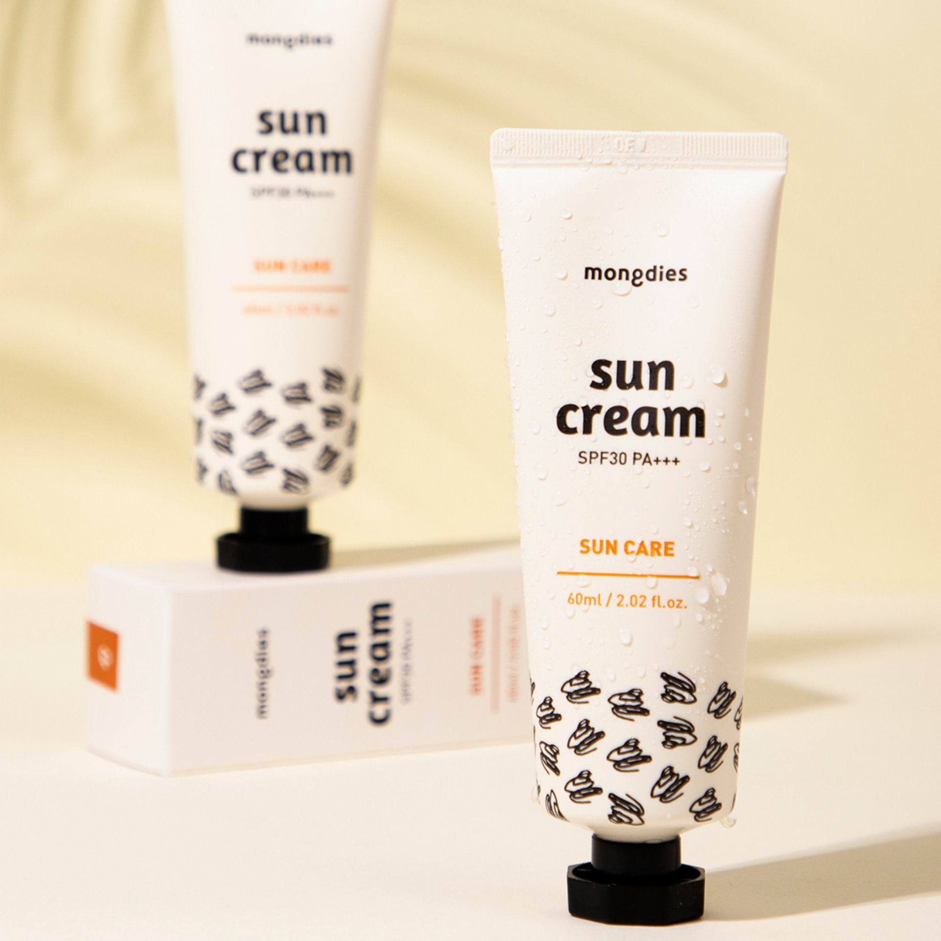 韓國 Mongdies Sun Cream 純物理防曬霜 60ml SPF30 PA+++ | 嬰兒 BB 保濕防曬推薦