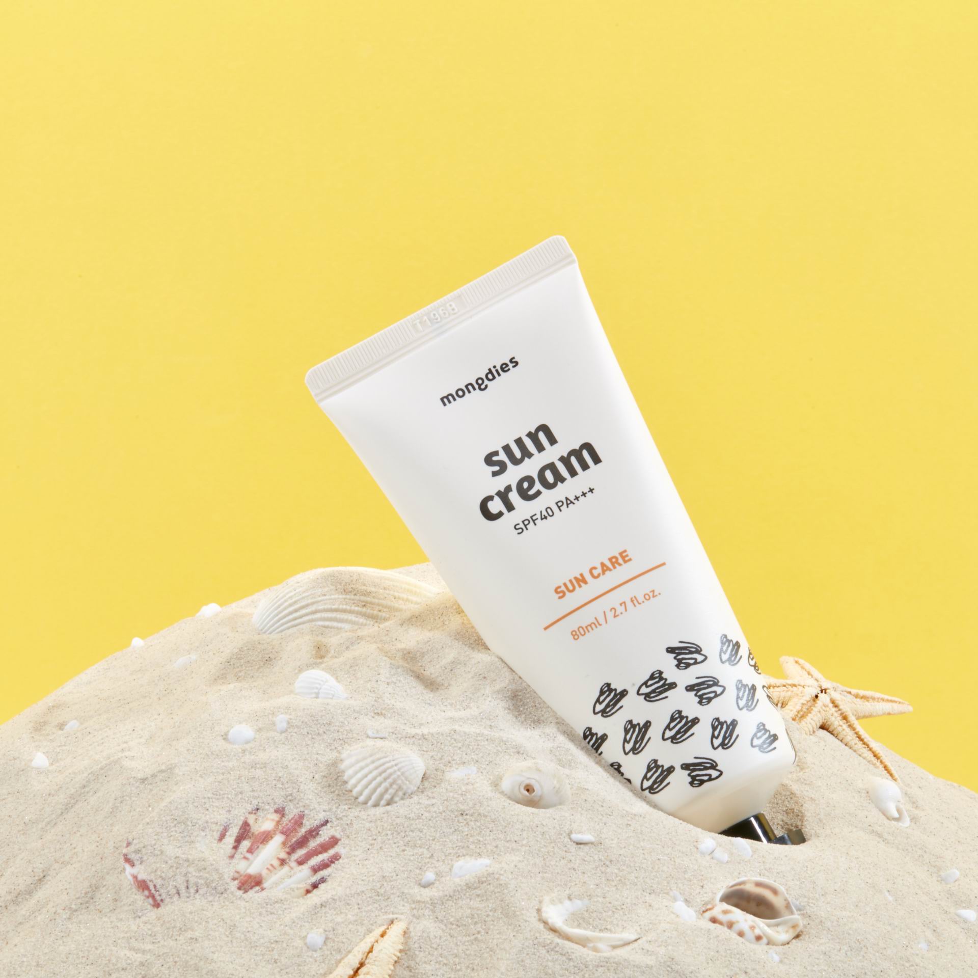 韓國 Mongdies Sun Cream 純物理防曬霜 60ml SPF30 PA+++ | 嬰兒 BB 保濕防曬推薦