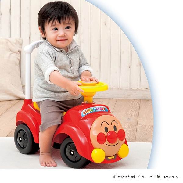 日本正版 Anpanman 麵包超人音樂學行車與兒童滑步車