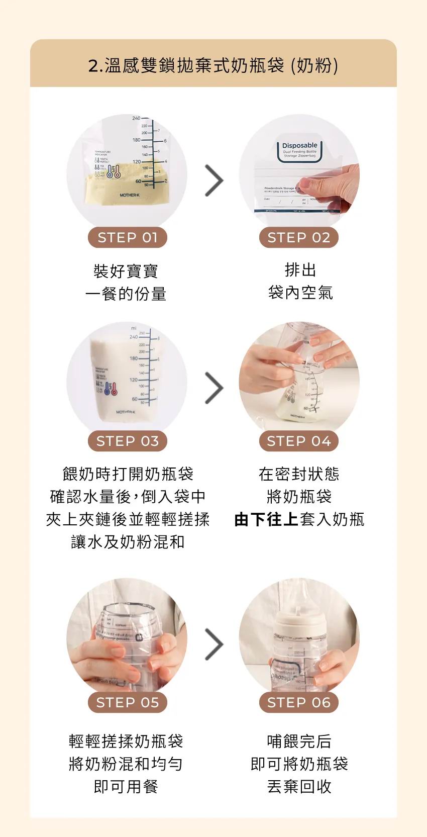 韓國 Mother-K Ecozen 旋轉伸縮式免沖洗奶瓶 (不含奶嘴) |旅行拋棄式奶樽 香港免洗奶瓶推薦