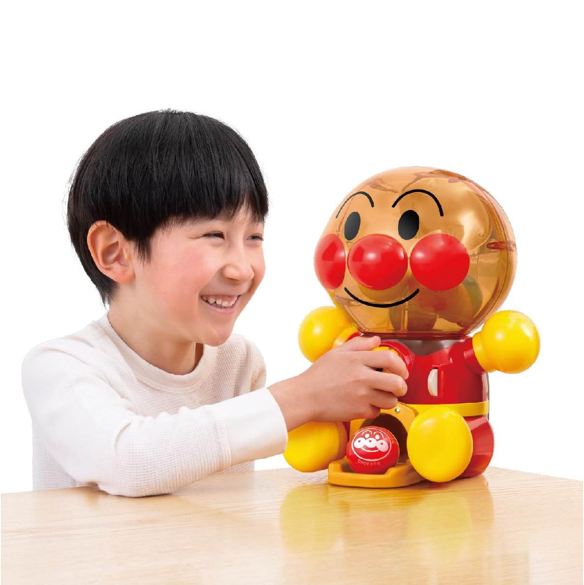 Agatsuma 麵包超人 驚喜旋轉扭蛋機 聲光幼兒玩具
