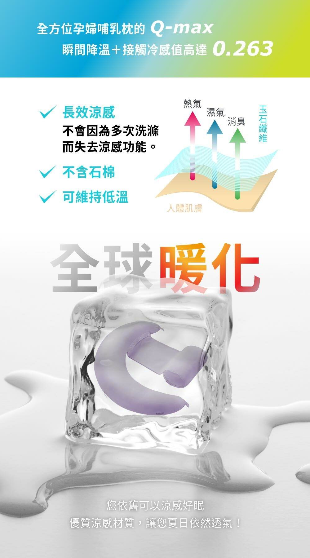 台灣 六甲村 Mammy Village 全方位孕婦哺乳枕²｜瞬涼柔膚（月亮枕/孕婦枕/哺乳枕）