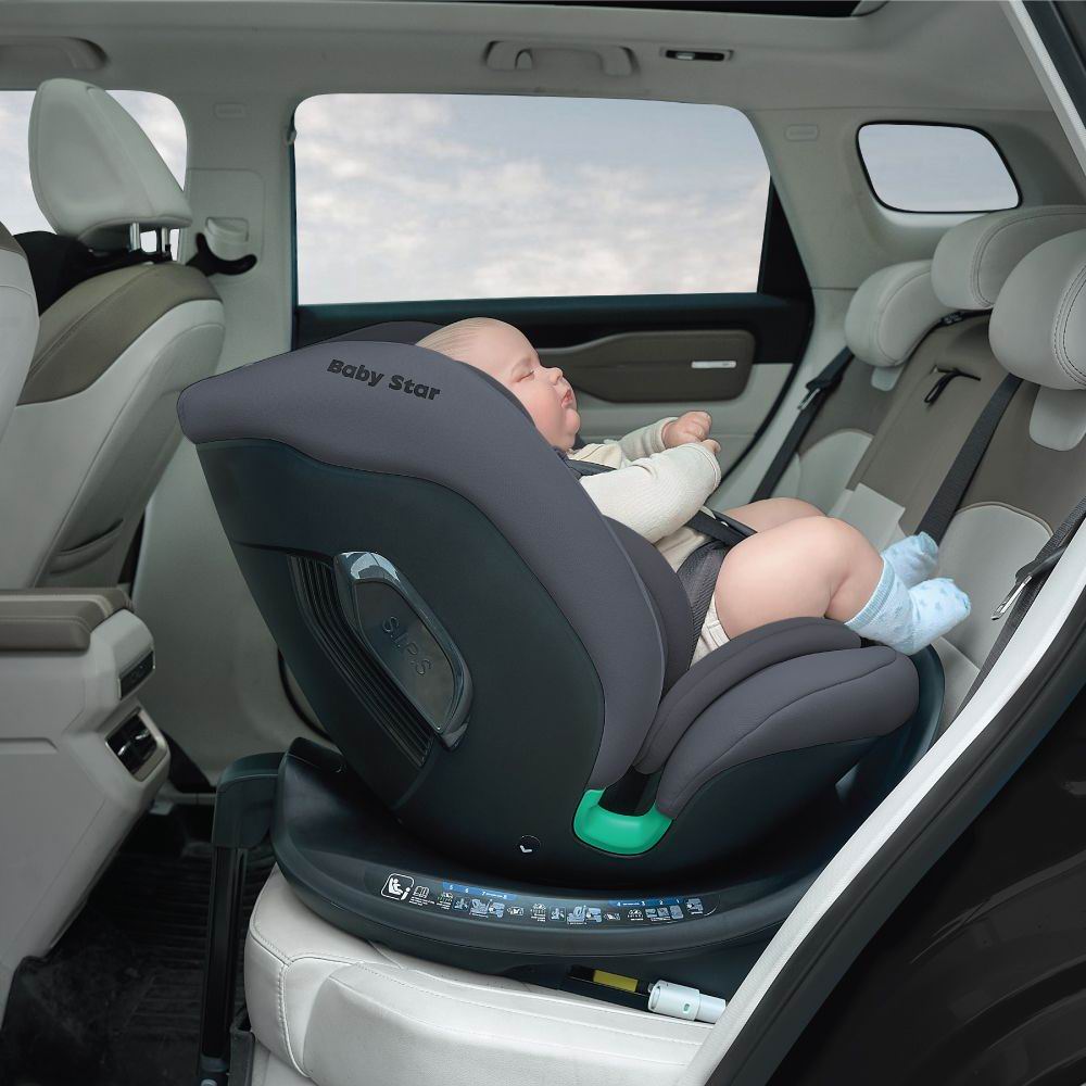 Baby Star Sedona 360 汽車安全座椅 鋼鐵灰 Steel Grey