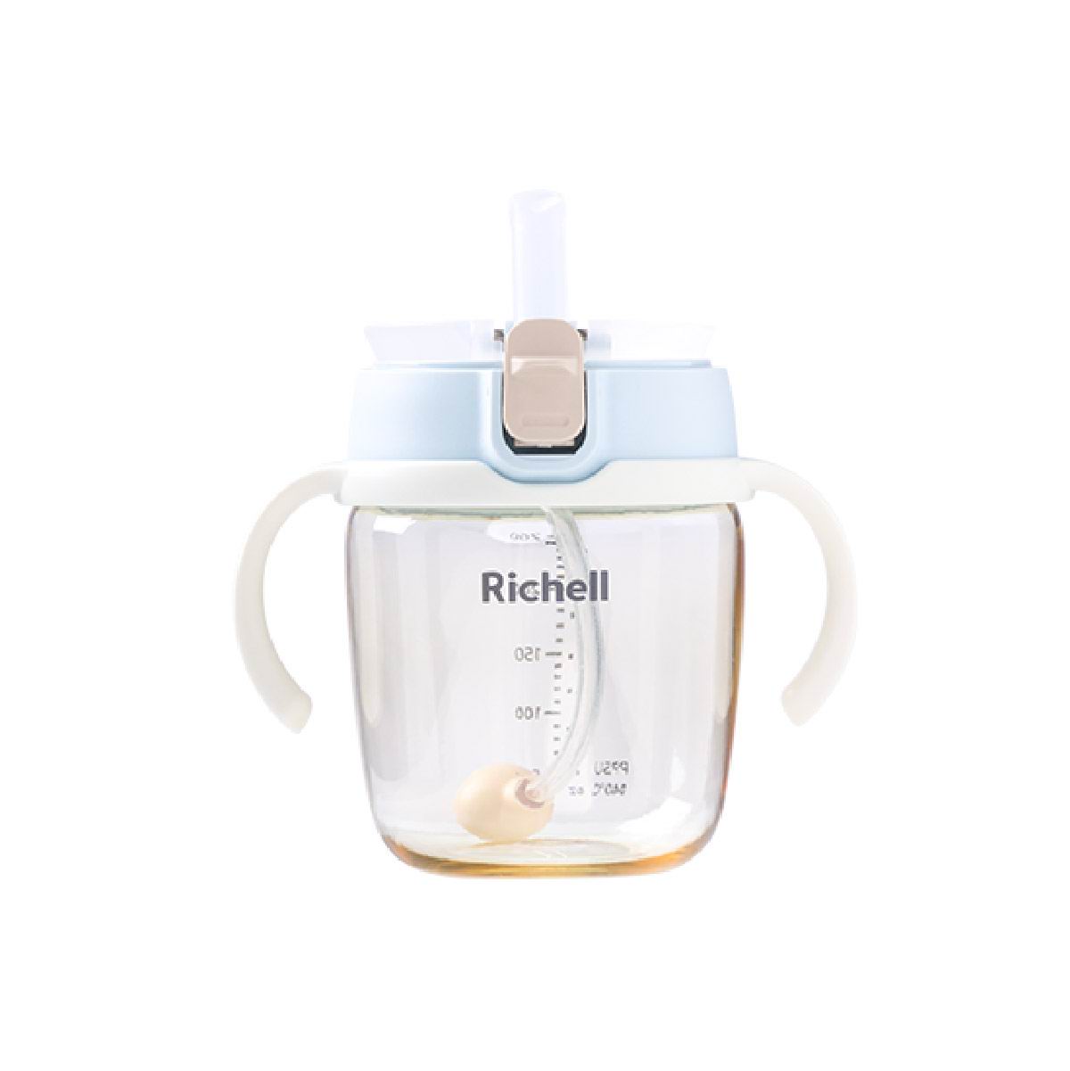 Richell PPSU 防嗆型吸管水杯 260ml (6個月起適用)