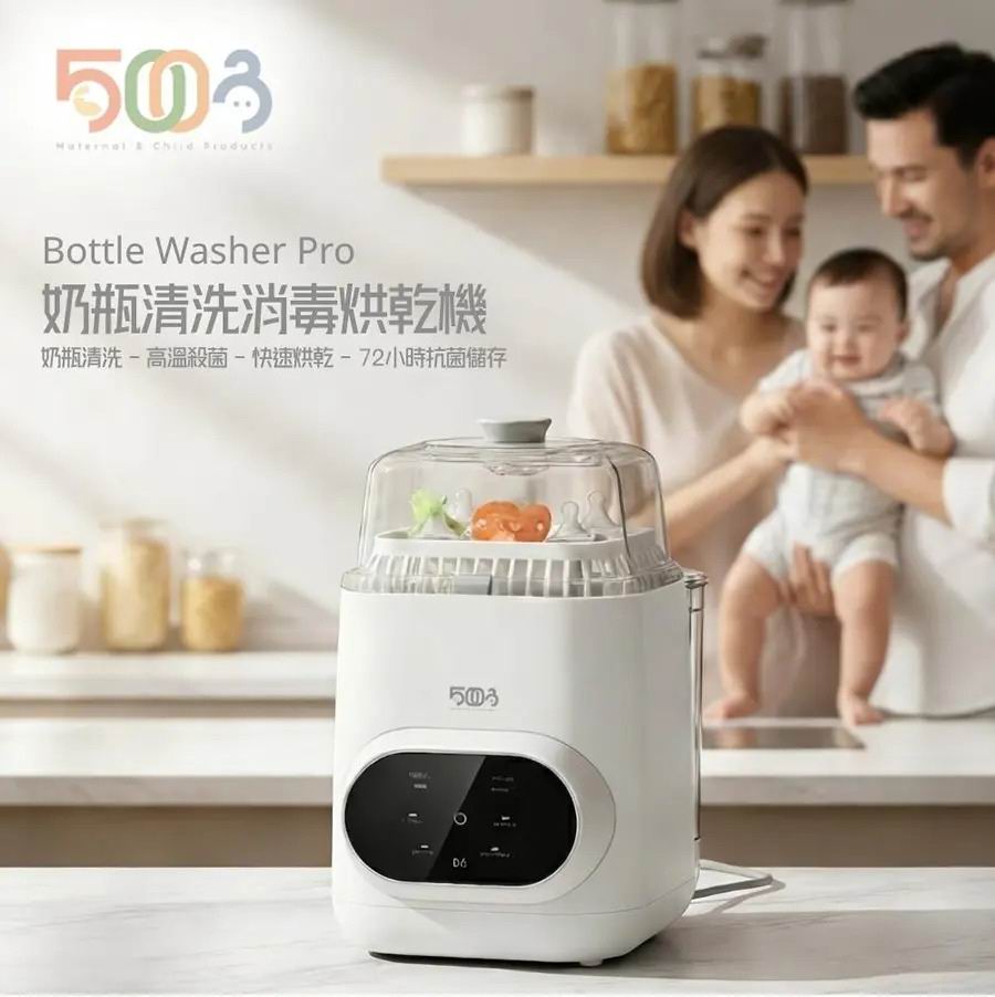 澳洲 5003 5-in-1 奶瓶清洗消毒烘乾機 (香港行貨) 5003 bottle washer pro detail 01