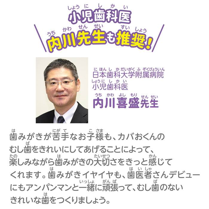 Anpanman 麵包超人發聲牙醫玩具 (有聲牙醫遊玩組 / 刷牙扮演遊戲) HPM-73332 anpanman dentist toy details 07