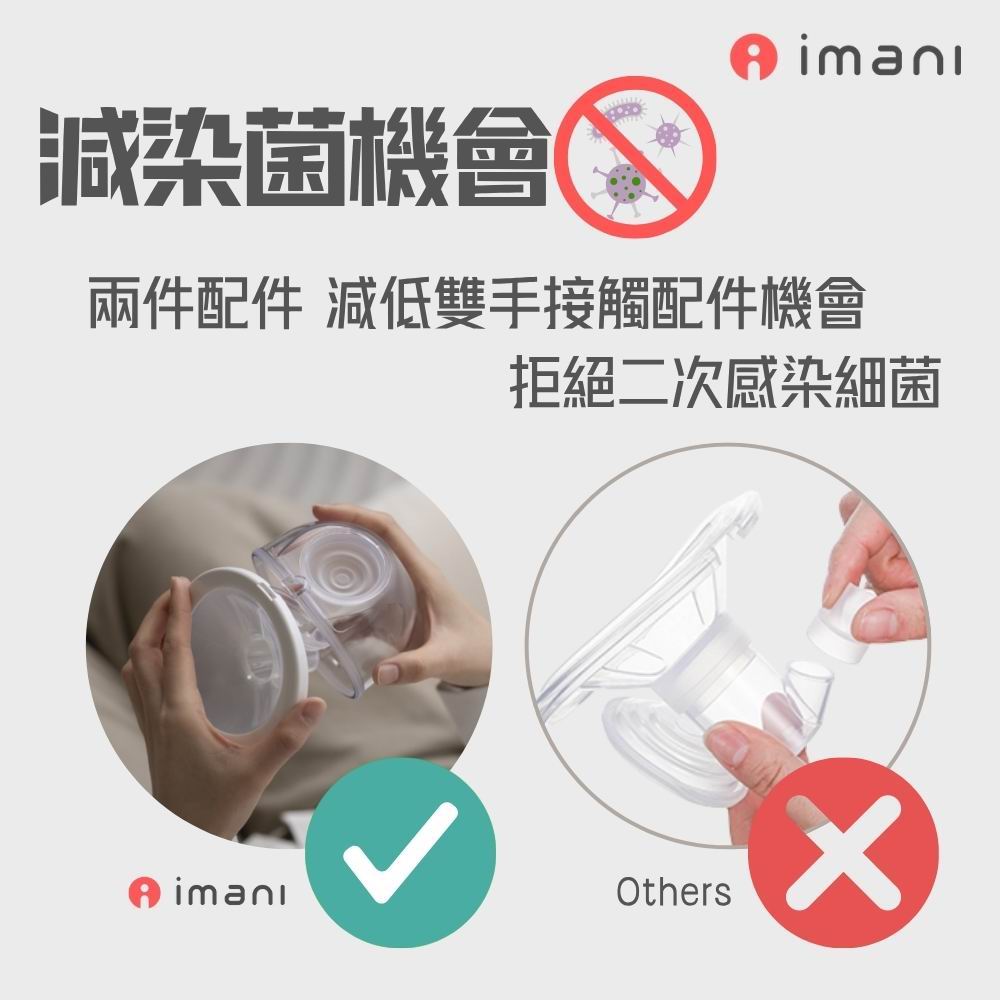 imani I2+ Pro 穿戴式便攜泵奶器 (香港行貨/雙機連充電盒) imani i2 pro detail 12